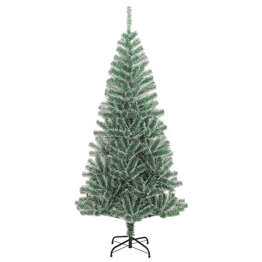 Dirbtinė Kalėdų eglutė su 300 LED/žaisliukais ir sniegu, 210cm