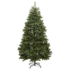 Kalėdų eglutė su šarnyrinėmis šakomis/LED/žaisliukais, 240cm
