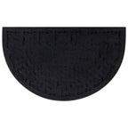 Durų kilimėlis, 45x75cm, guma ir kokoso pluoštas, pusapvalis