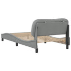 Lovos rėmas be čiužinio, Hvar, šviesiai pilkas, 100x200cm, audinys