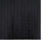 Kilimas, juodos spalvos, 70x300cm, bambukas, stačiakampis