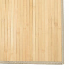 Kilimas, šviesus natūralus, 80x200cm, bambukas, stačiakampis