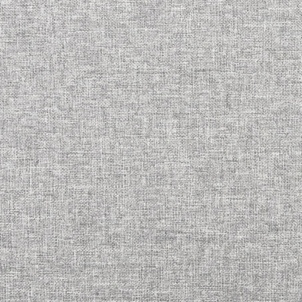 Dvivietė sofa-lova su dvejomis pagalvėmis, pilka, audinys