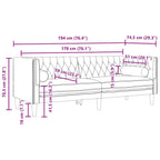 Trivietė chesterfield sofa su pagalvėlėmis, juoda, aksomas
