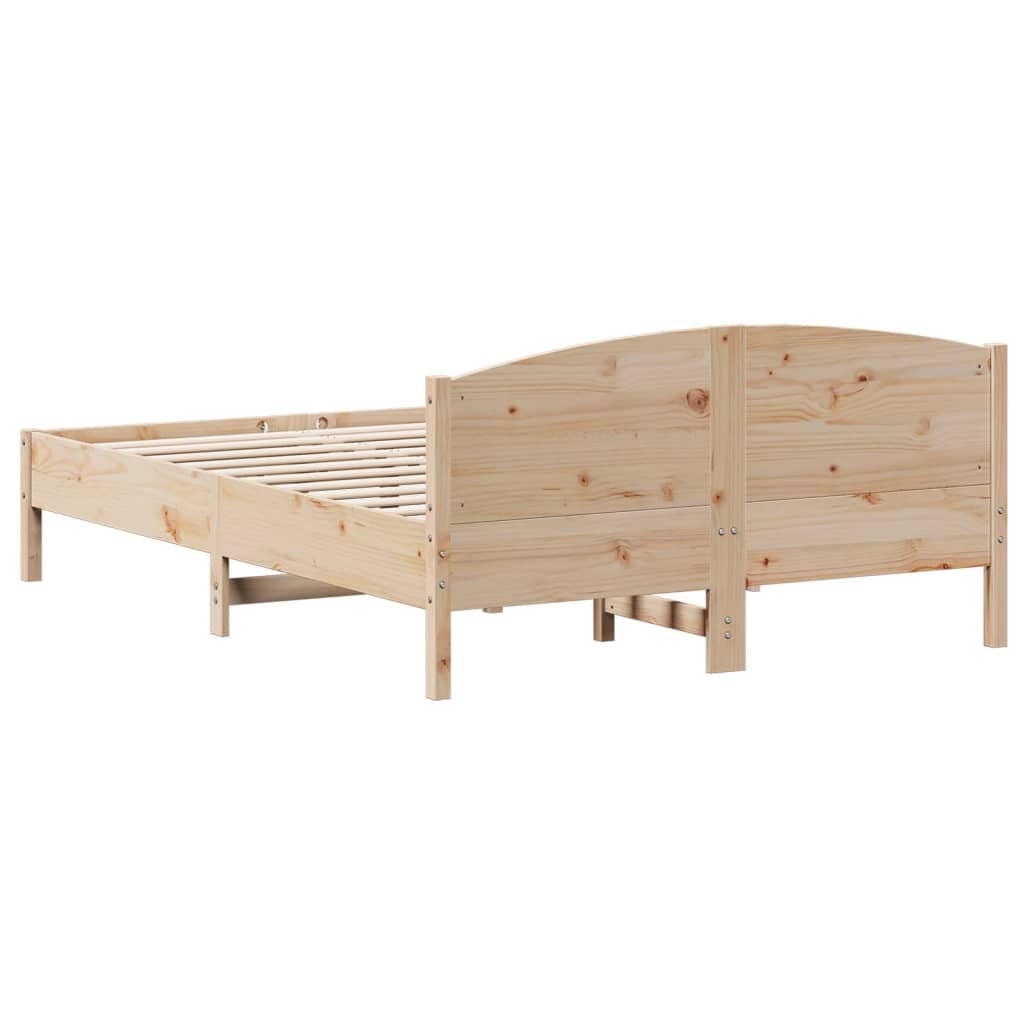 Lovos rėmas be čiužinio, 120x200cm, pušies medienos masyvas
