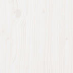 Lovos rėmas be čiužinio, balta, 140x190cm, pušies masyvas