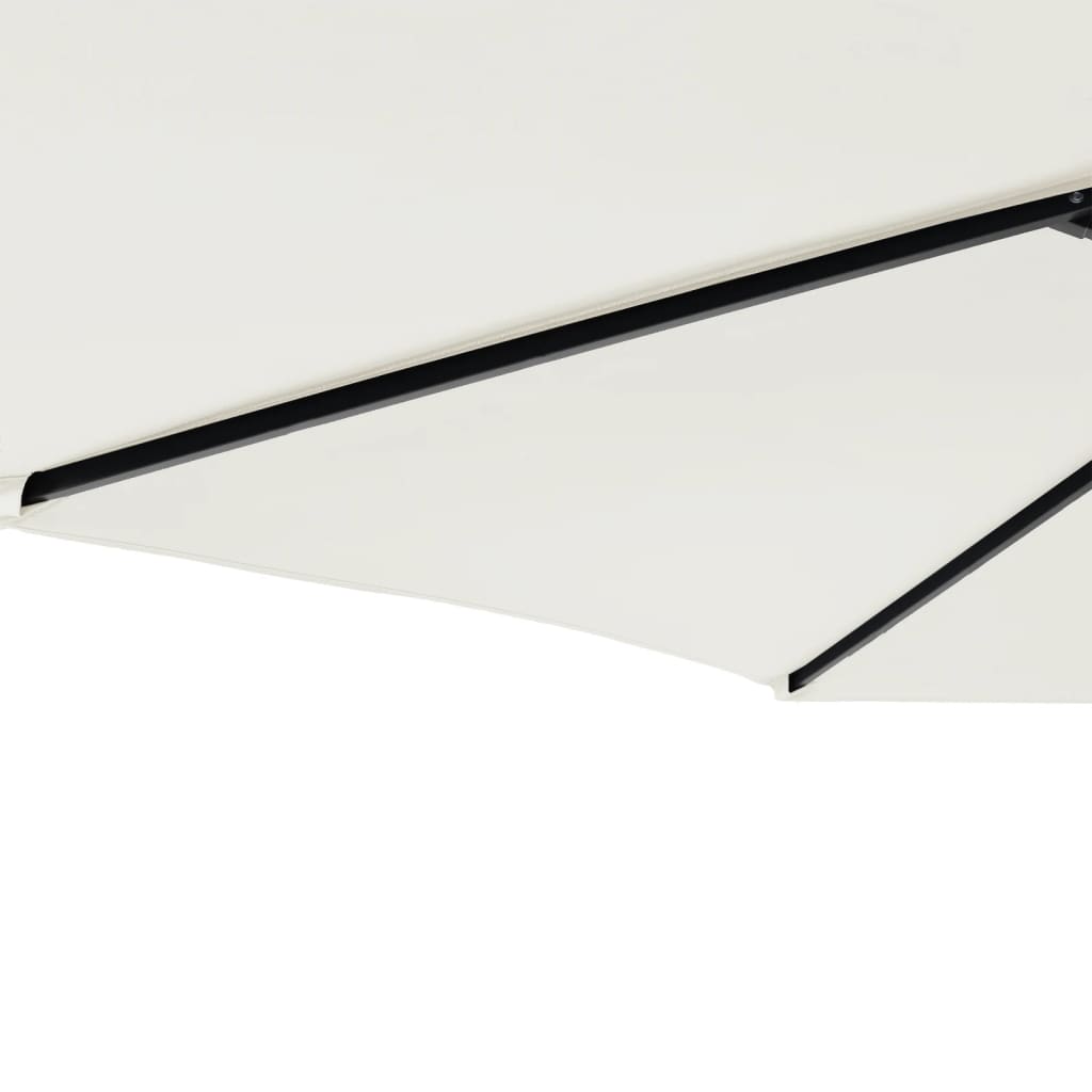 Skėtis nuo saulės su plieniniu stulpu, 225x225x212cm
