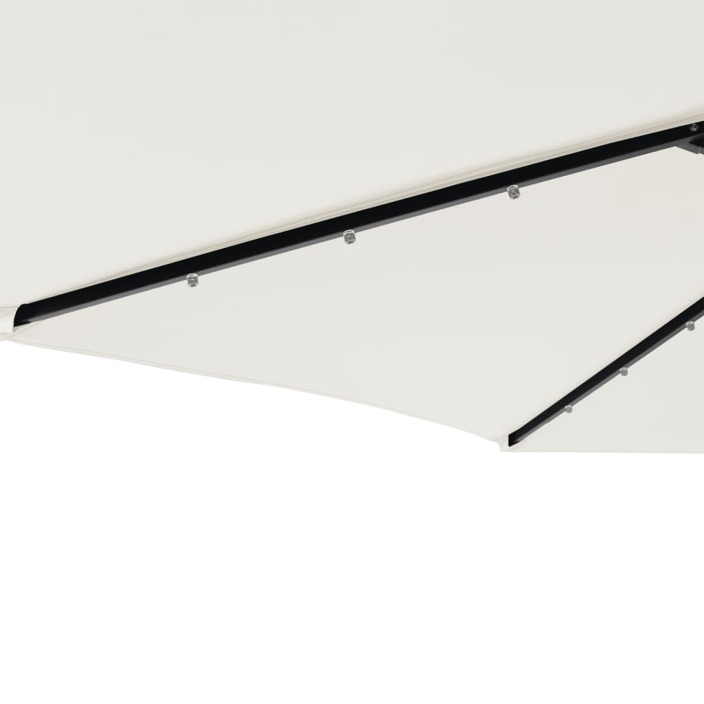 Skėtis nuo saulės su plieniniu stulpu, 225x225x212cm