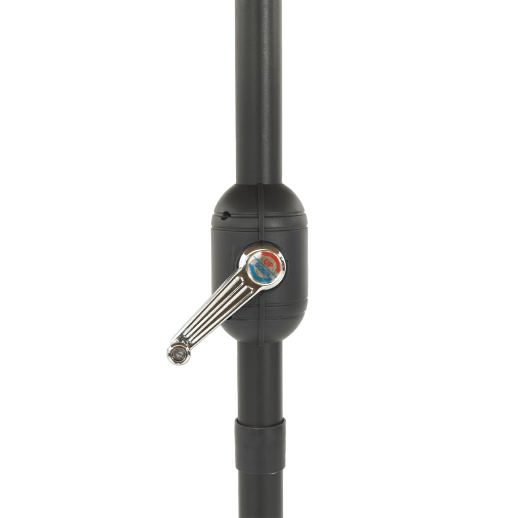 Skėtis nuo saulės su LED/plieniniu stulpu, rudas, 248x