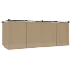 Proginė palapinė su šoninėmis sienomis, mėlyna, 4x9m, 90g/m²