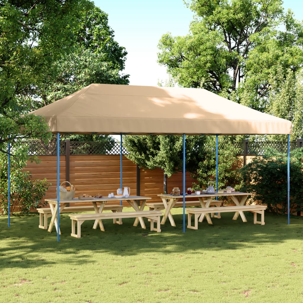 Pavėsinė, baltos spalvos, 4x4x3m, 180 g/m²