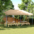 Pavėsinė, baltos spalvos, 4x4x3m, 180 g/m²