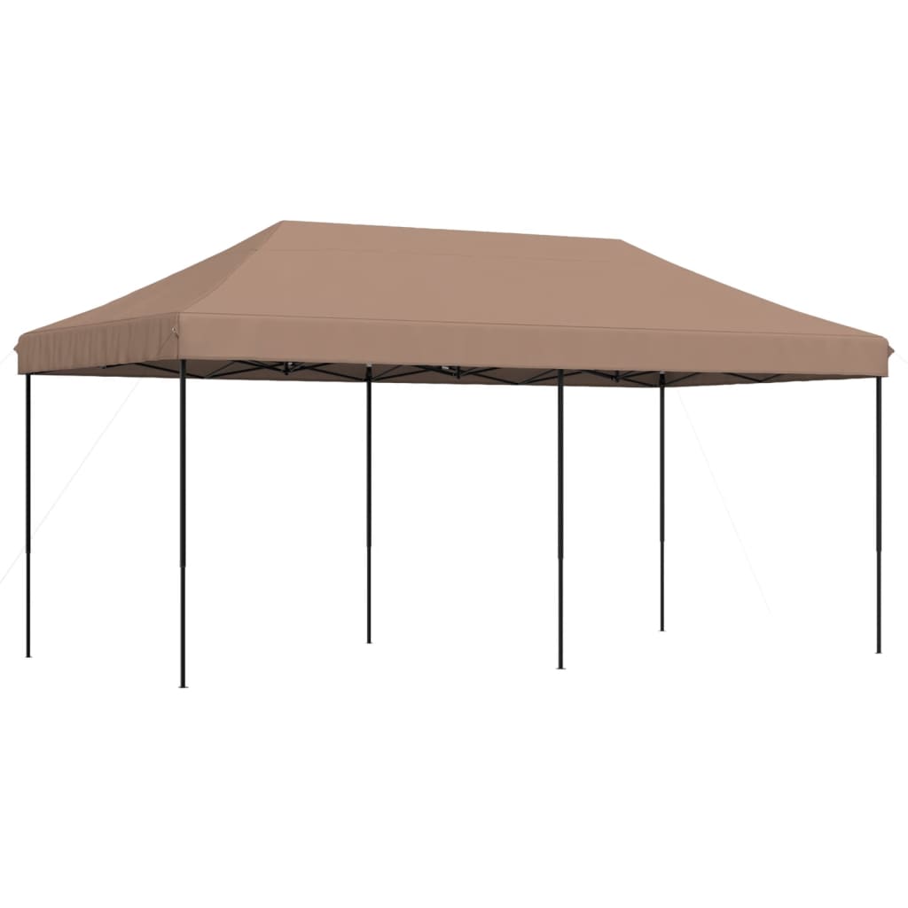Proginė palapinė su šoninėmis sienomis, juoda, 3x6m