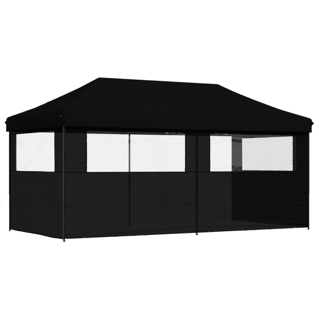 Proginė palapinė su šoninėmis sienomis, mėlyna, 3x6m