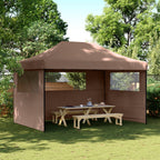 Proginė palapinė su 8 tinklinėmis sienomis, žalia, 3x9m, HDPE