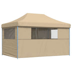 Sodo pavėsinė su įtraukiamu stogu, antracito spalvos, 3x3m
