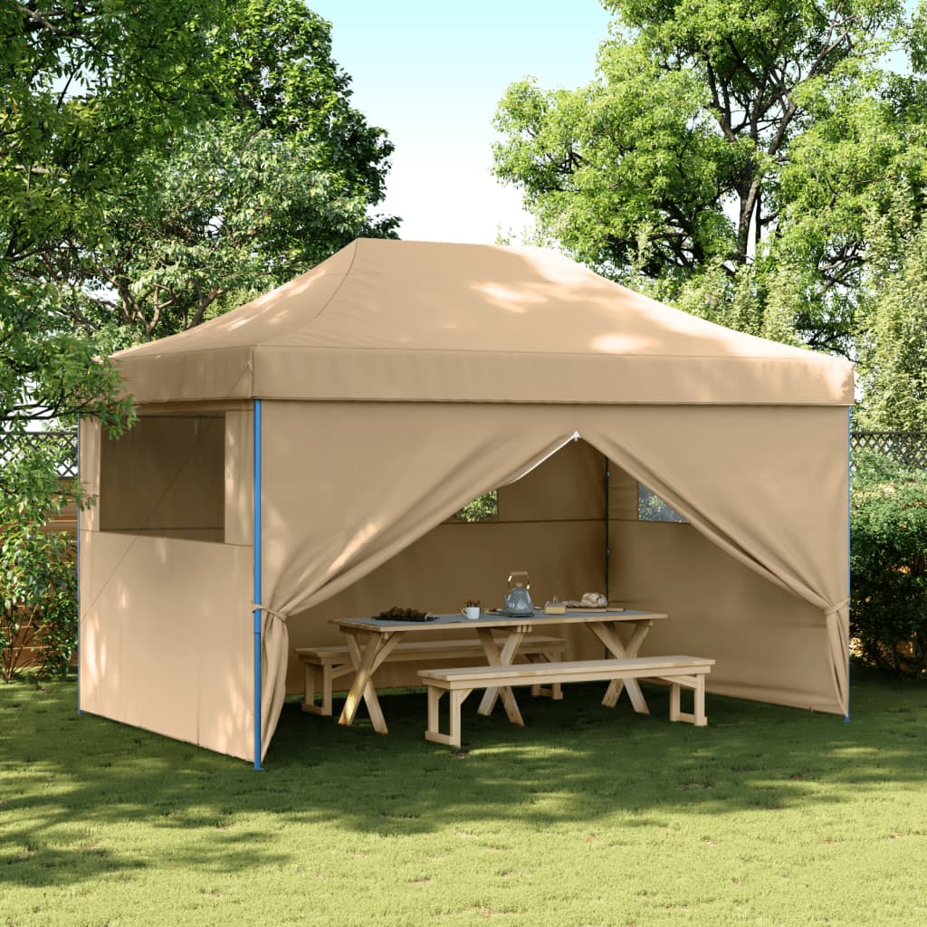 Sodo pavėsinė su įtraukiamu stogu, antracito spalvos, 3x3m
