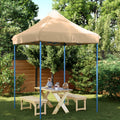 Proginė palapinė su 10 tinklinėmis sienomis, žalia, 6x4m, HDPE