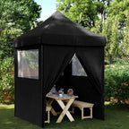Proginė palapinė su 12 tinklinėmis sienomis, balta, 8x4m, HDPE