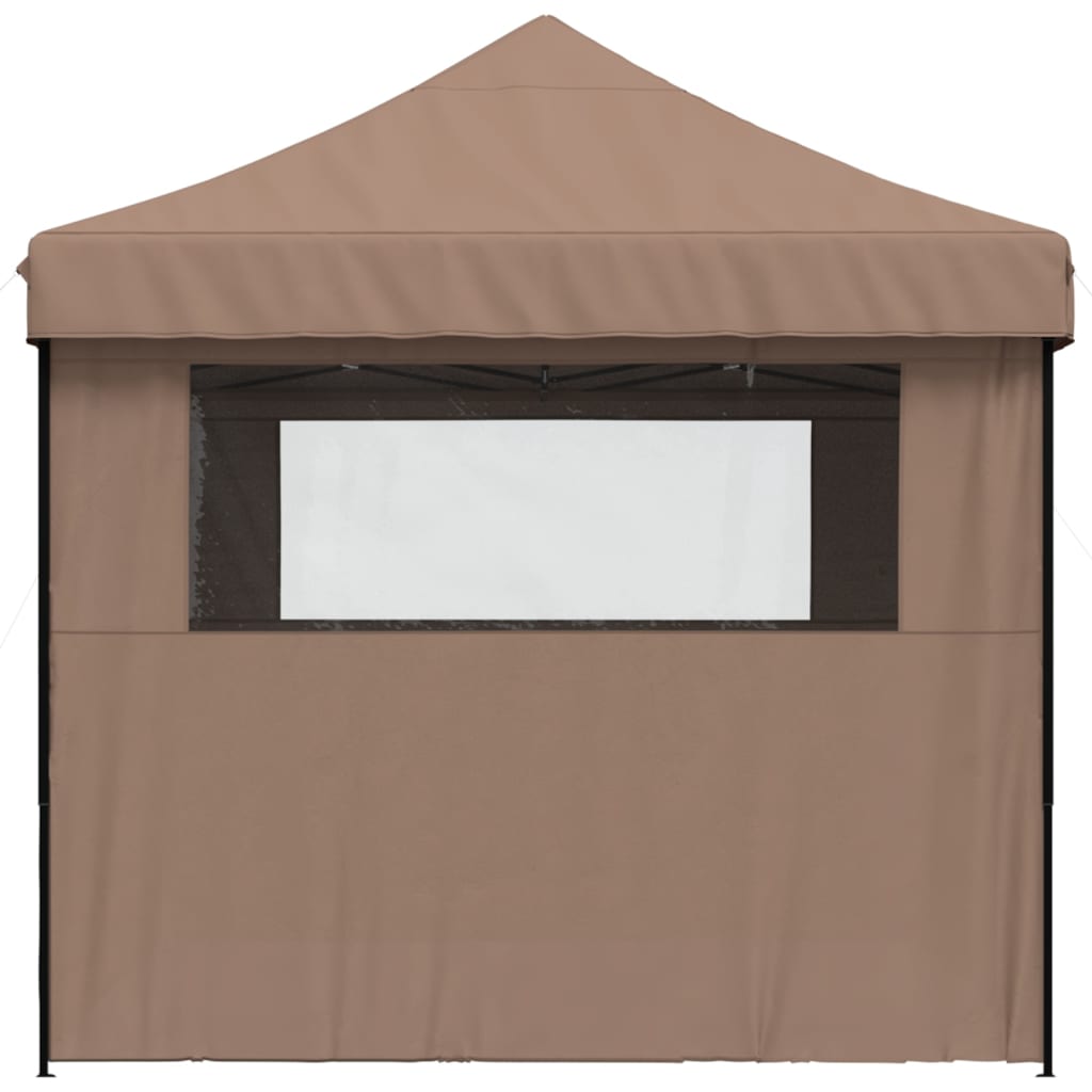 Proginė palapinė su 10 tinklinių sienų, žalia, 3x12m, HDPE