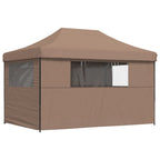 Proginė palapinė su 10 tinklinių sienų, žalia, 3x12m, HDPE