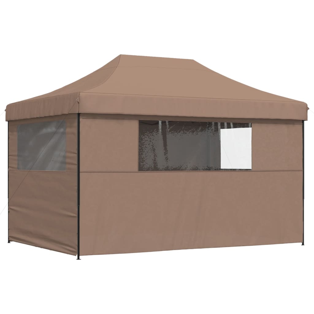 Proginė palapinė su 10 tinklinių sienų, žalia, 3x12m, HDPE