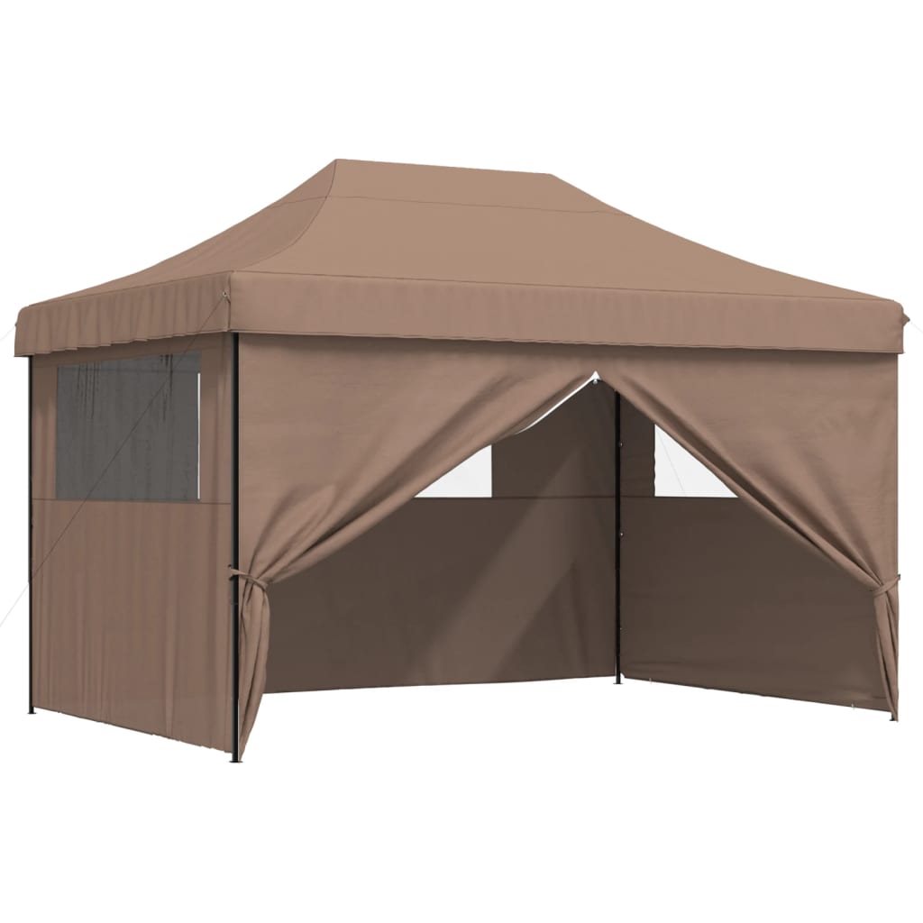 Proginė palapinė su 10 tinklinių sienų, žalia, 3x12m, HDPE