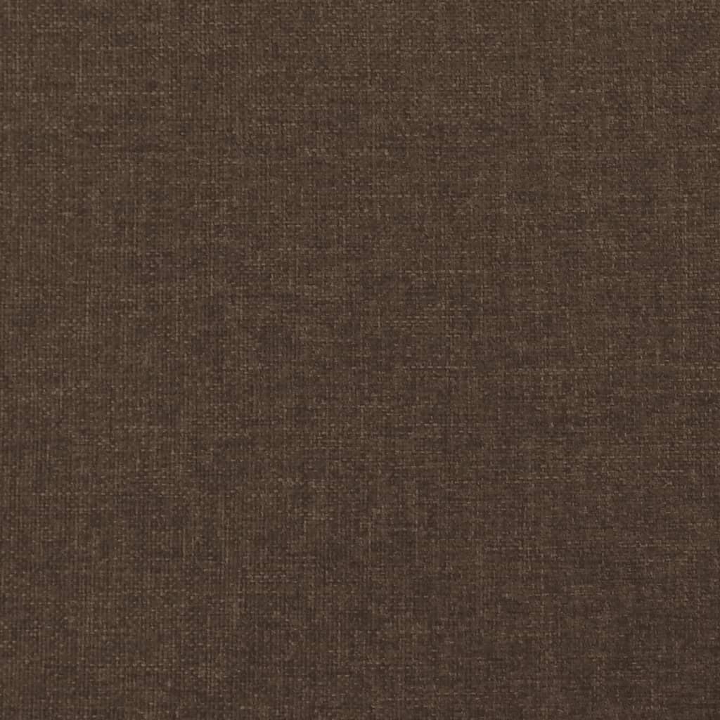 Kišeninių spyruoklių čiužinys, vidutinio kietumo, tamsiai rudas, 120x190x20cm, audinys