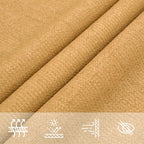 Burė nuo saulės, smėlio, 4x5m, HDPE, 160g/m², stačiakampė