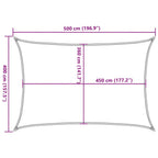 Burė nuo saulės, smėlio, 4x5m, HDPE, 160g/m², stačiakampė