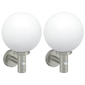 Lauko sieninė lemputė 2 pcs Sidabro 28 x 25 x 38 cm