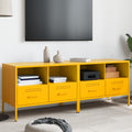 TV spintelės, 2vnt., garstyčių, 68x39x50,5cm, plienas