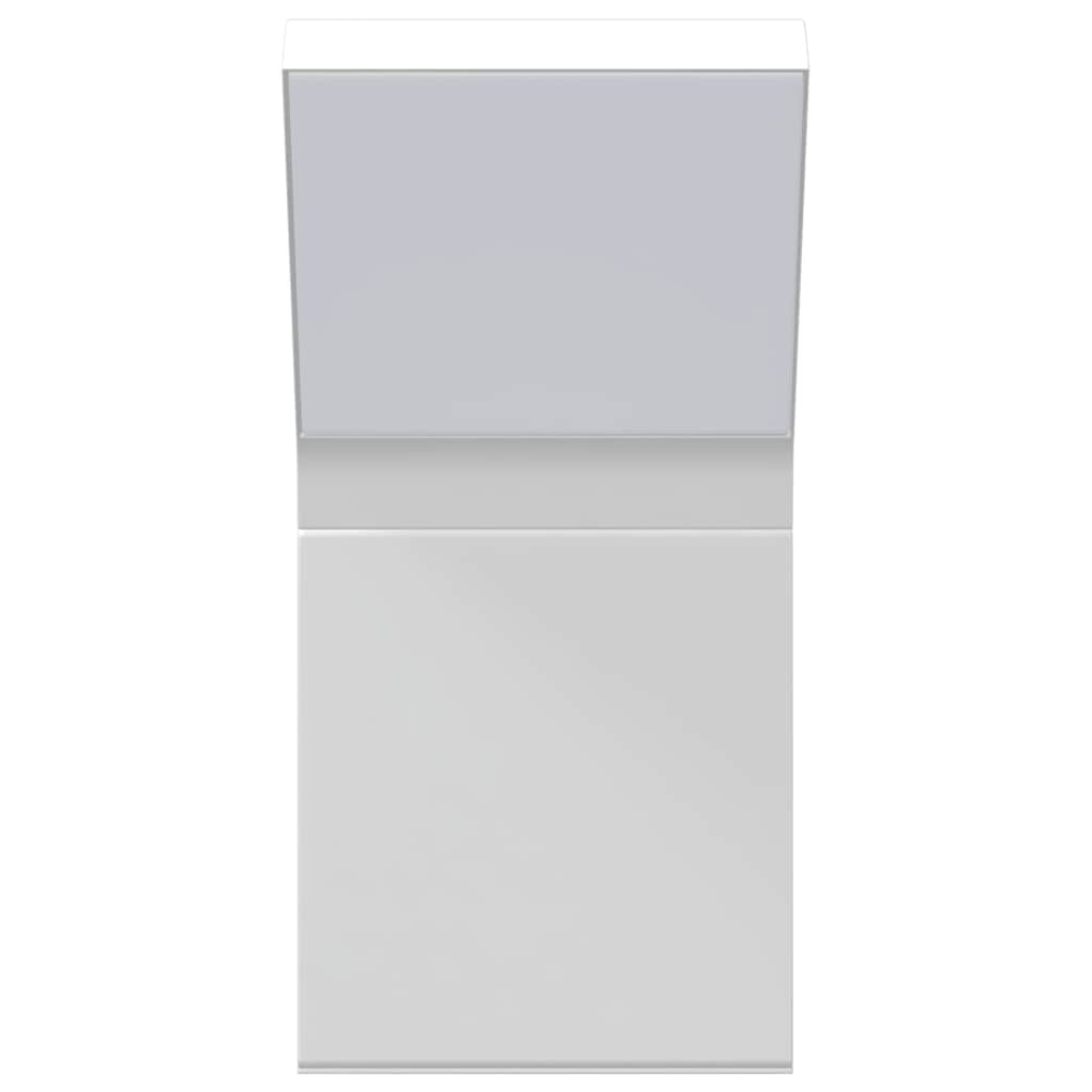 vidaXL Sieniniai lauko LED šviestuvai, 2vnt., balti, lietas aliuminis