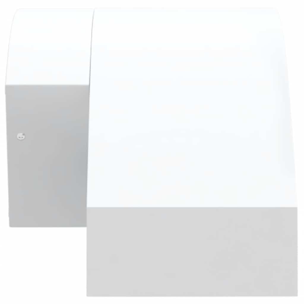 vidaXL Lauko LED šviestuvai su jutikliais, 2vnt., balti, aliuminis