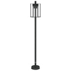 Lauko šviestuvas, juodos spalvos, 100cm, nerūdijantis plienas