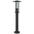 Lauko šviestuvas, juodos spalvos, 60cm, nerūdijantis plienas