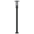 Lauko šviestuvas, juodos spalvos, 100cm, nerūdijantis plienas