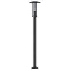 Lauko šviestuvai, 3vnt., juodi, 100cm, nerūdijantis plienas
