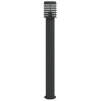 Lauko šviestuvas, juodos spalvos, 110cm, nerūdijantis plienas