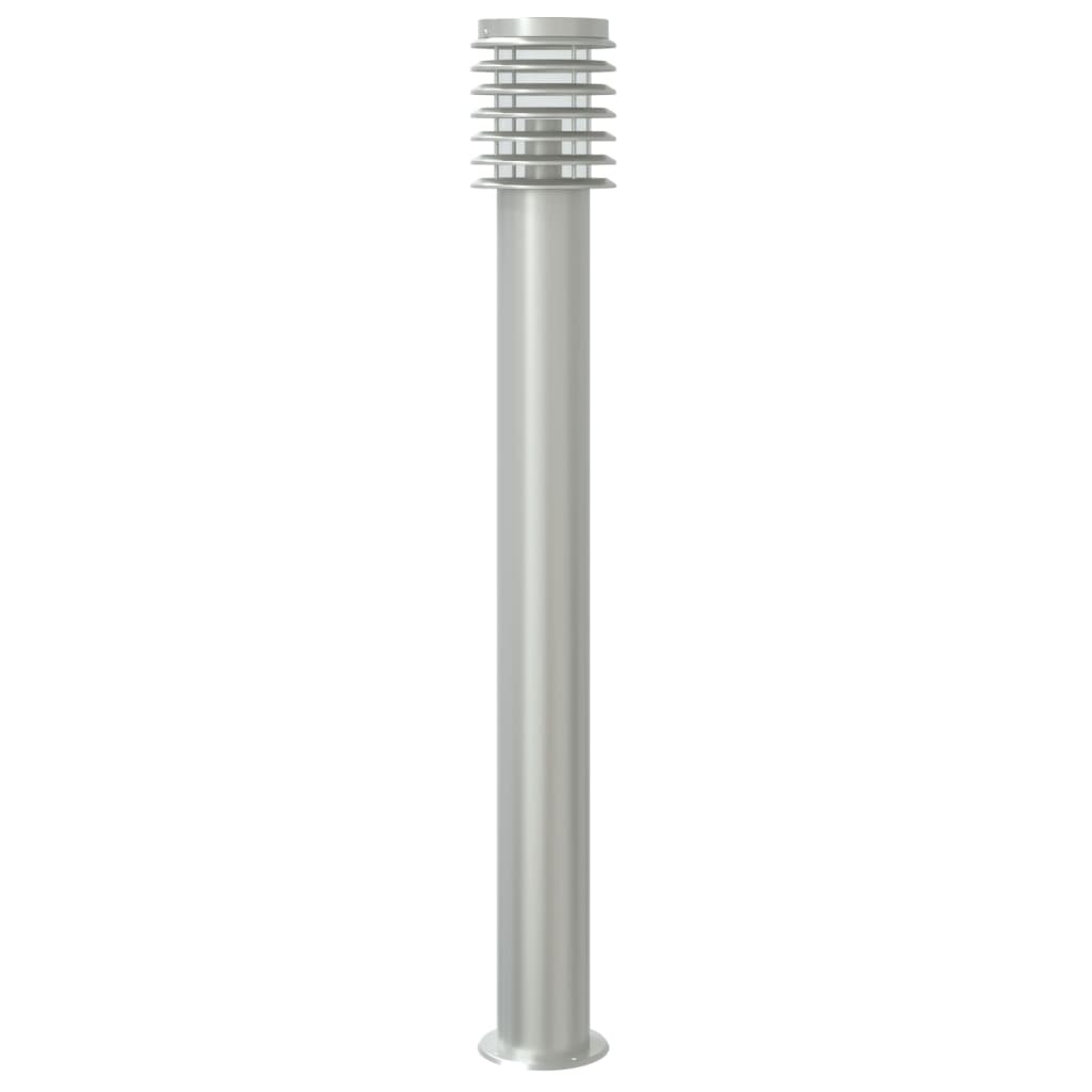 Lauko šviestuvas su jutikliu, 3vnt., sidabrinė, 110cm, plienas