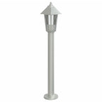 Lauko šviestuvai, 3vnt., sidabriniai, 80cm, plienas