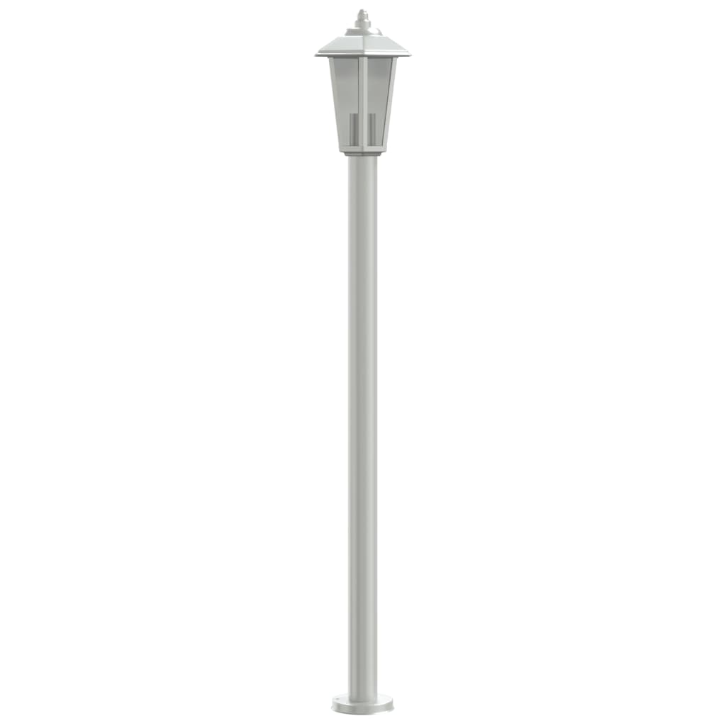 Lauko šviestuvas, 3vnt., sidabrinė, 120cm, nerūdijantis plienas