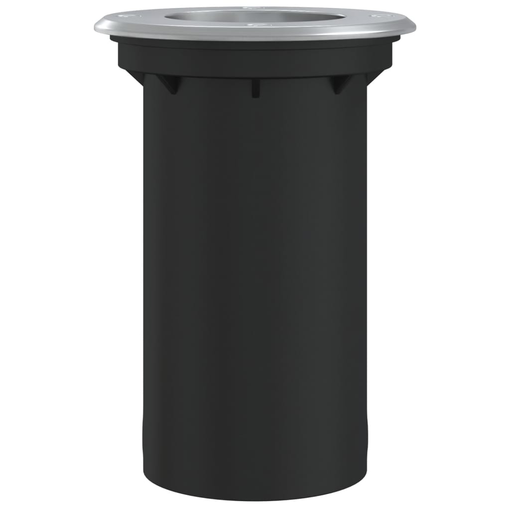 vidaXL Lauko šviestuvas, juodos spalvos, 10,5x10,5cm, lietas aliuminis