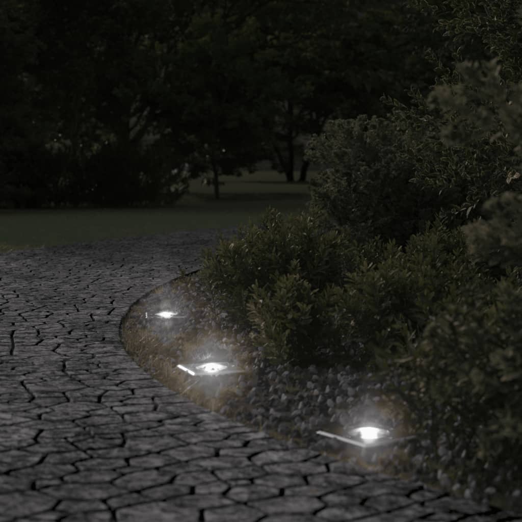 vidaXL Lauko šviestuvas, juodos spalvos, 10,5x10,5cm, lietas aliuminis