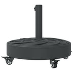 Skėčio nuo saulės pagrindas su ratukais 38/48mm stulpams, 27kg