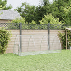 Narvelis triušiams, sidabrinis, 105x300x120cm, plienas