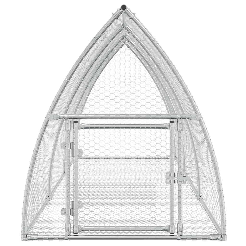 Narvelis triušiams, sidabrinis, 105x300x120cm, plienas