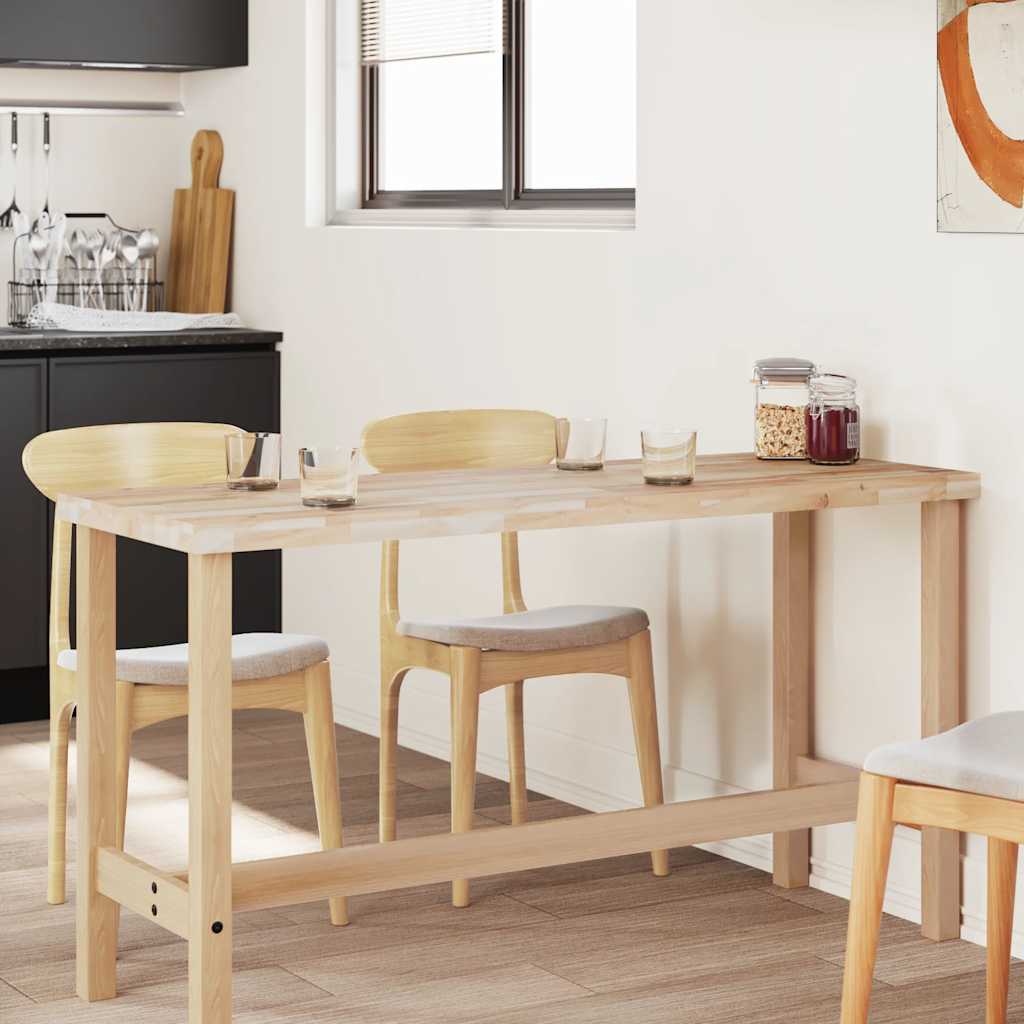 Stalviršis, 140x50x4cm, akacijos masyvas, stačiakampis