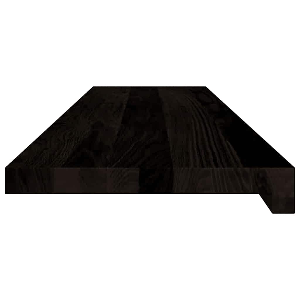 Laiptų pakopos, 12 vnt., tamsiai rudas, 100x30x2 cm, ąžuolo