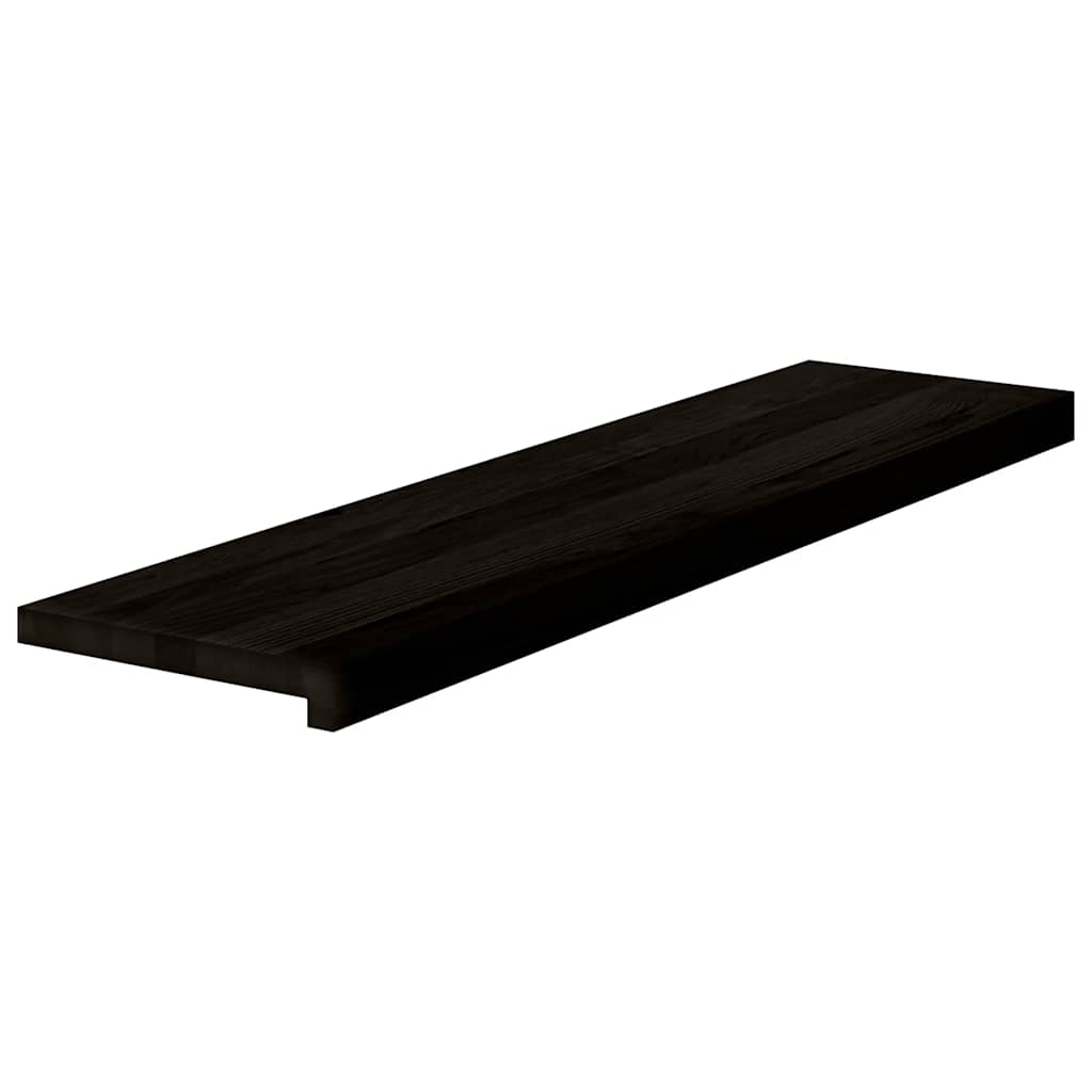 Laiptų pakopos, 2 vnt., tamsiai rudas, 100x30x2 cm, ąžuolo